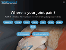 Tablet Screenshot of orthoillustrated.com